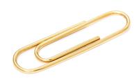 A 14 Karat Yellow Gold Paper Clip Money Clip, Tiffany & Co., 3.50 dwts.
