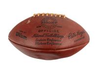 A 1969 Dallas Cowboys vs. New Orleans Saints Game Ball Presented to Mike Ditka Formerly Displayed at Mike Ditka's Restaurant