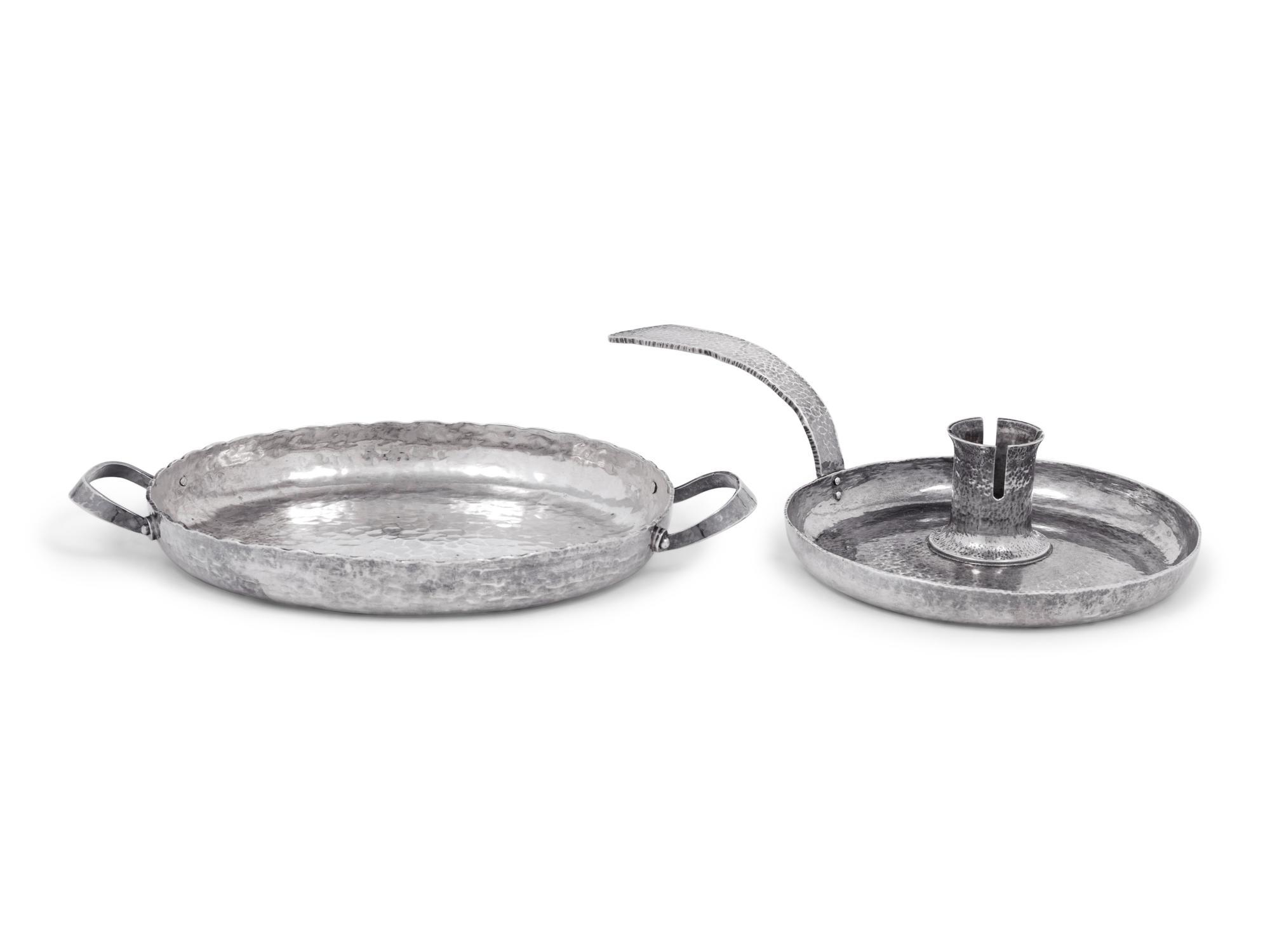 Two American Arts & Crafts Silver Articles