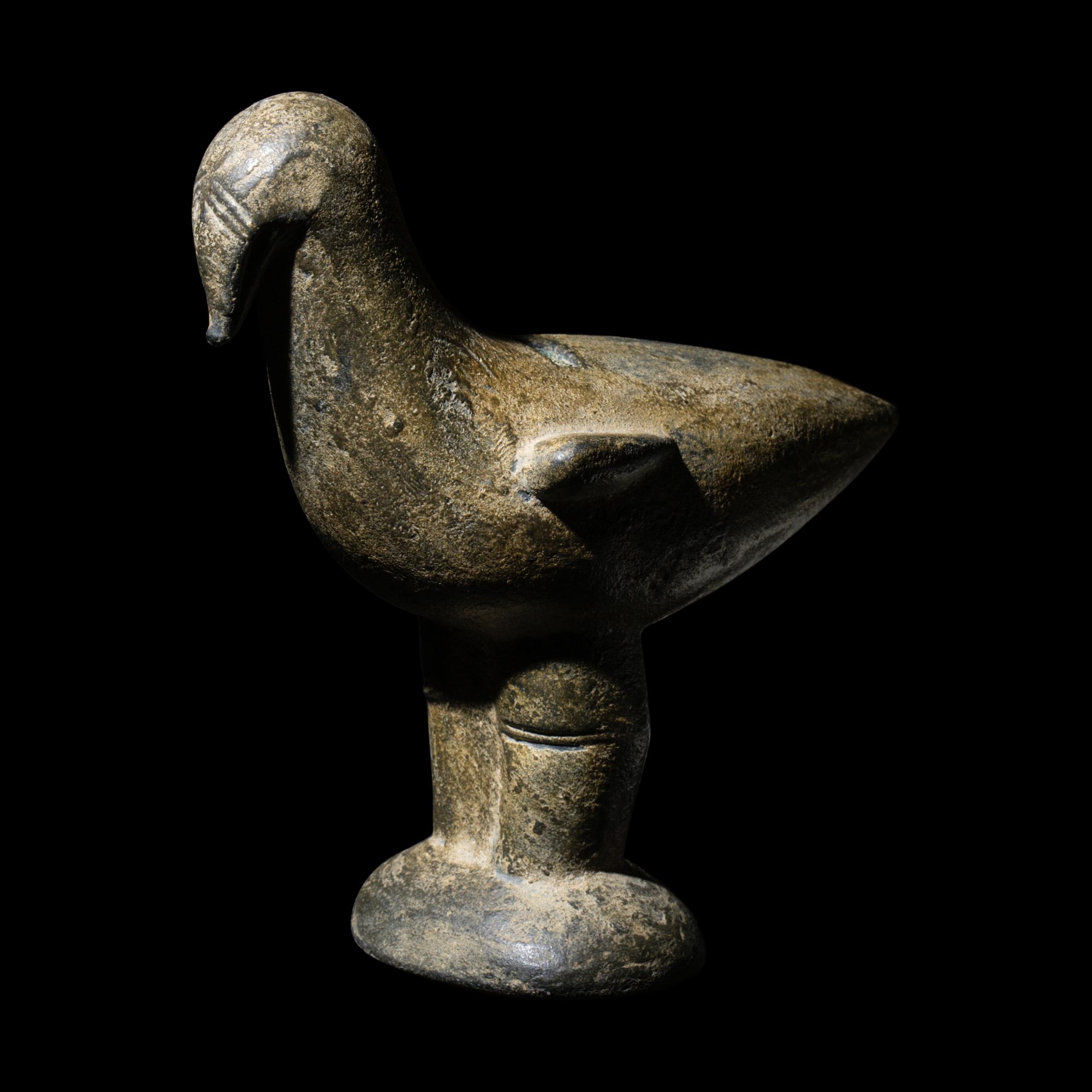 An Asante Wood Sankofa Figure