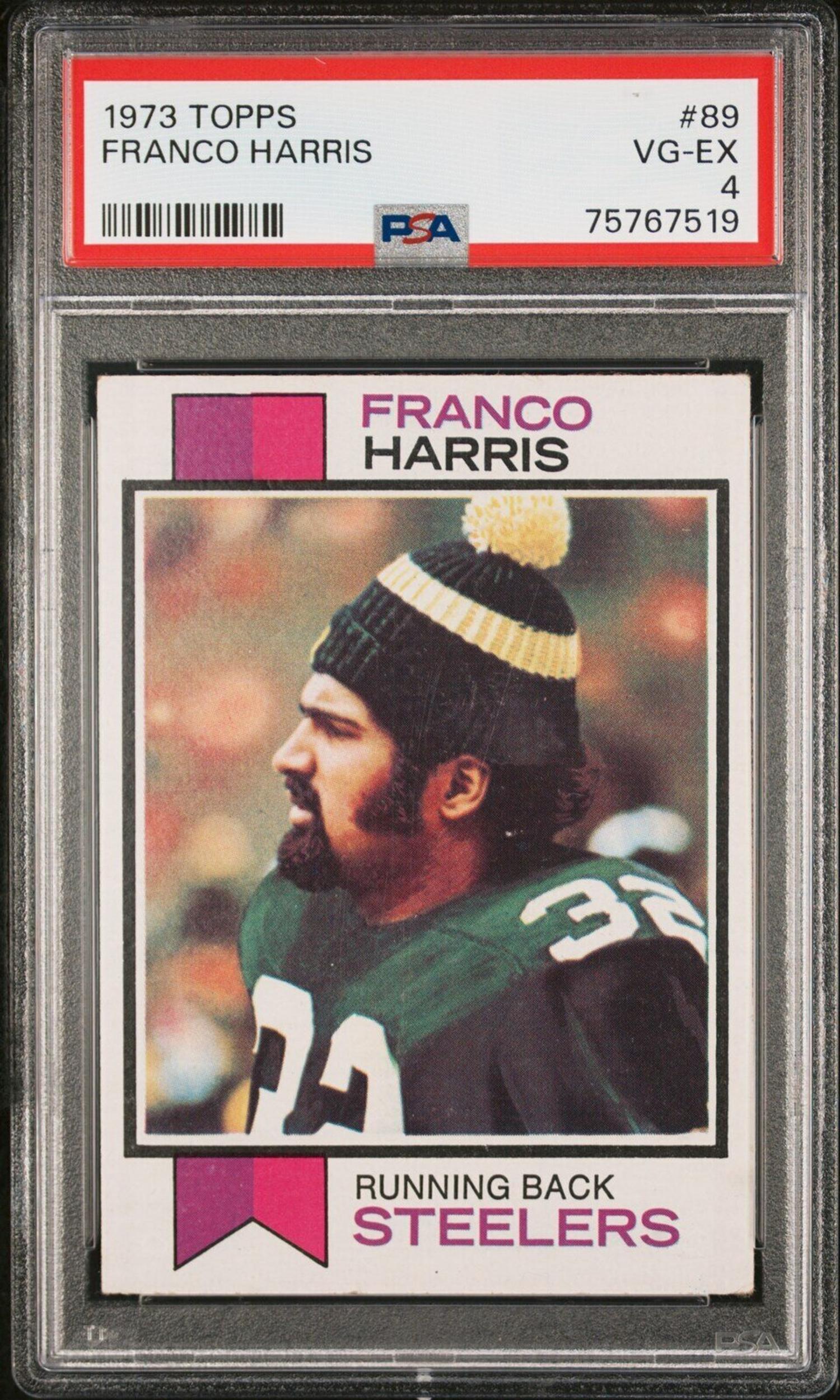 A Group of 1970s Hall of Fame PSA Graded Rookie Football Cards,