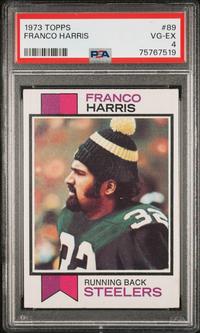 A Group of 1970s Hall of Fame PSA Graded Rookie Football Cards,