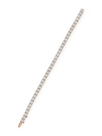 DREICER & CO., PLATINUM AND DIAMOND BRACELET