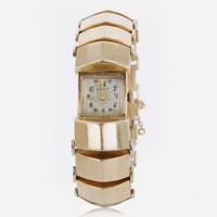 A Retro 14K Yellow Gold Ladies Watch