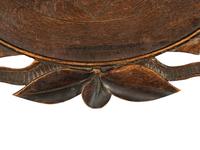 A Swiss "Black Forest' Carved Bear Head Mount