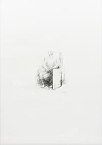Henry Moore, (British, 1898-1986), Seated Woman in Armchair, 1973