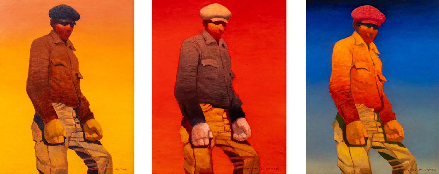 Ranch Hands, triptych