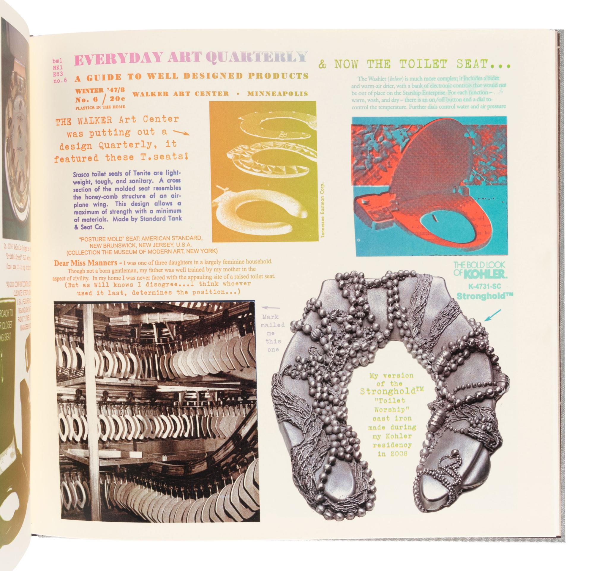 [LOGAN ELM PRESS]. BOLE, Mary Jo (b.1956). Toliet Worship . Columbus, OH: Logan Elm Press, 2012.