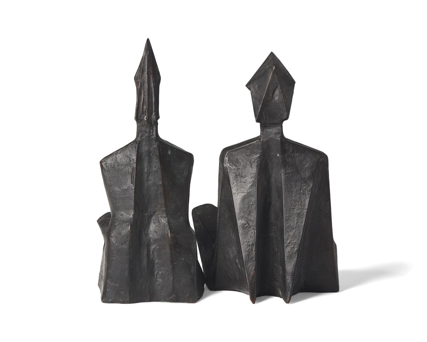 Maquette II Diamond (2 Figures) , conceived 1984