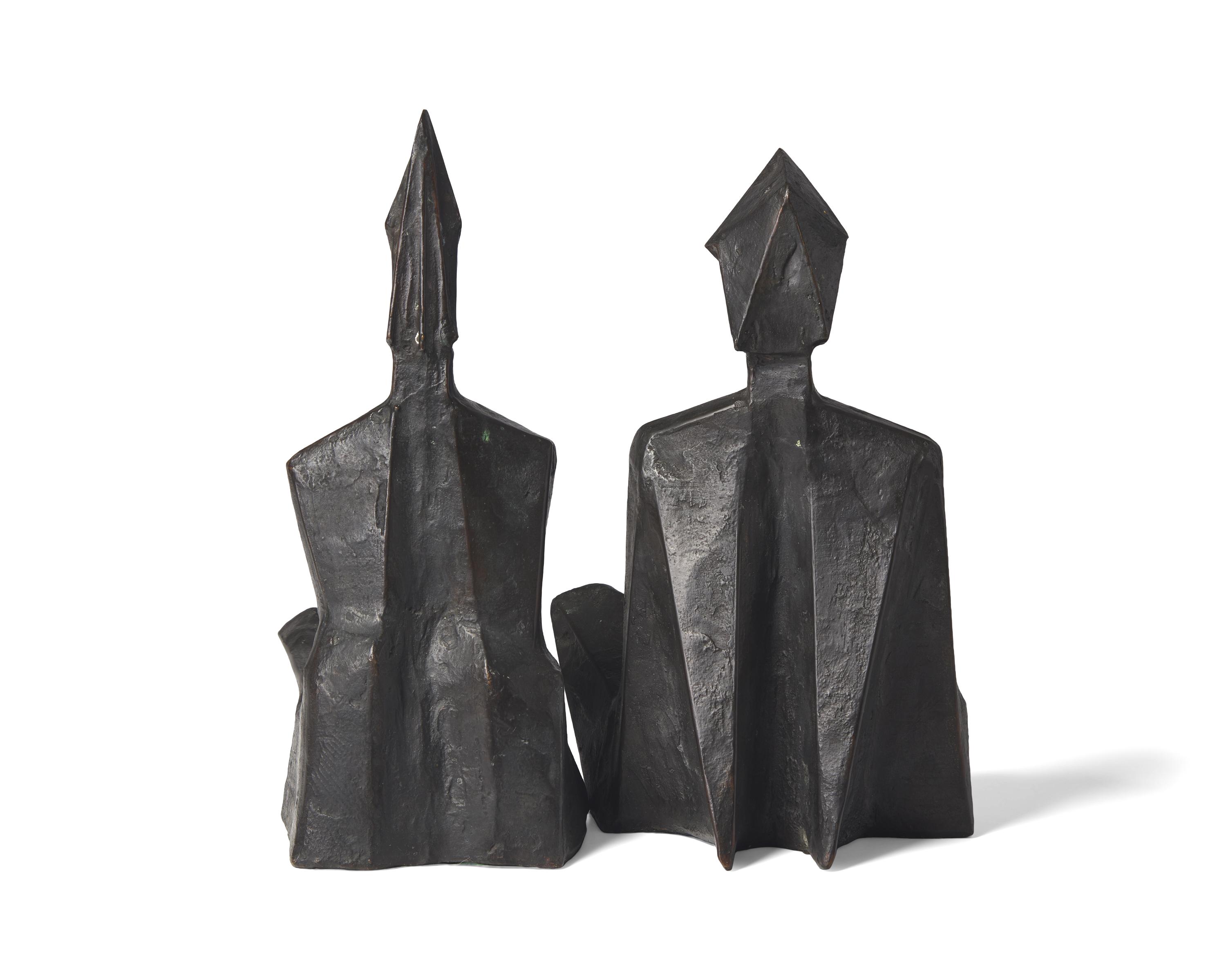 Maquette II Diamond (2 Figures) , conceived 1984