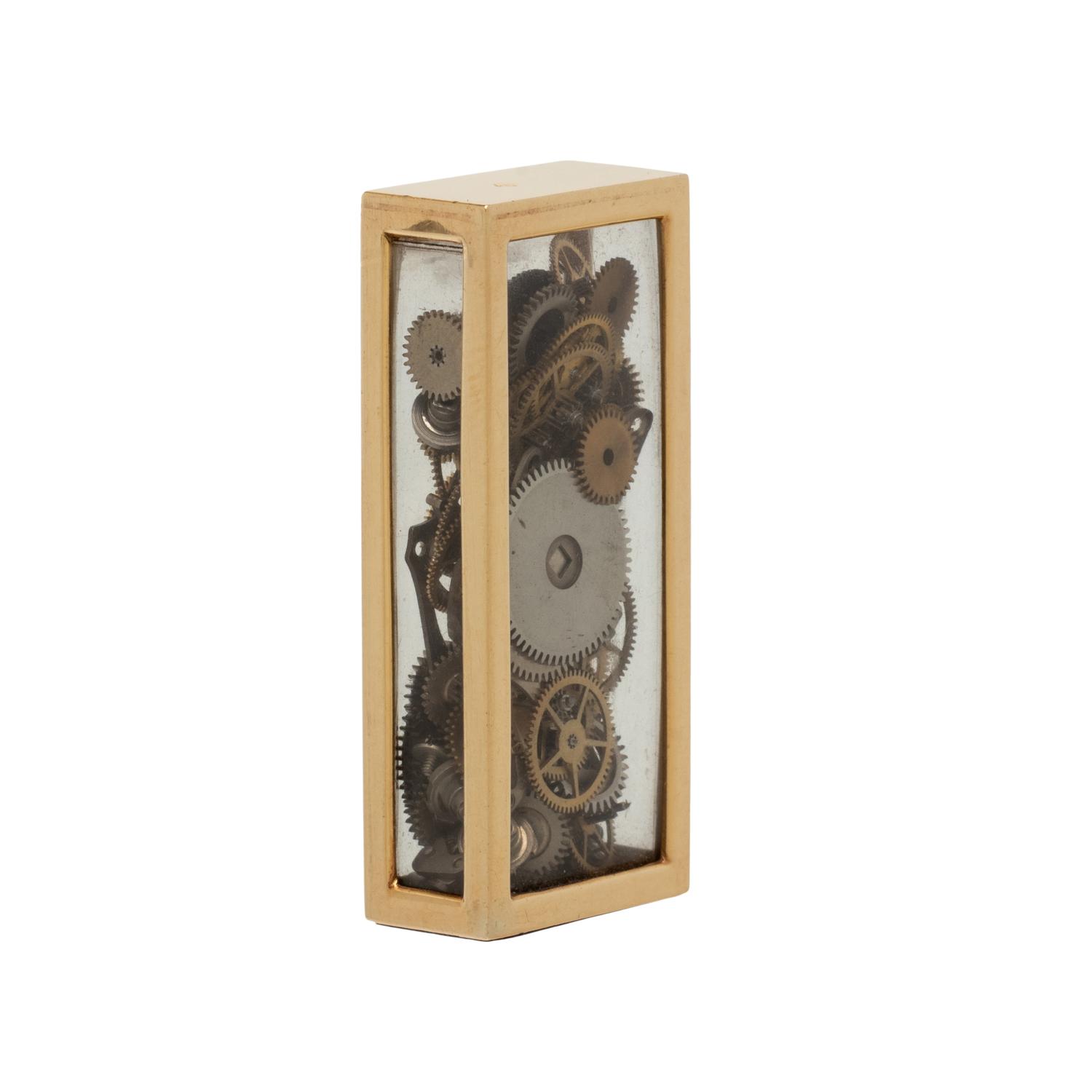 ARMAN (ARMANDO FERNANDEZ), LACLOCHE, WATCH PARTS BROOCH