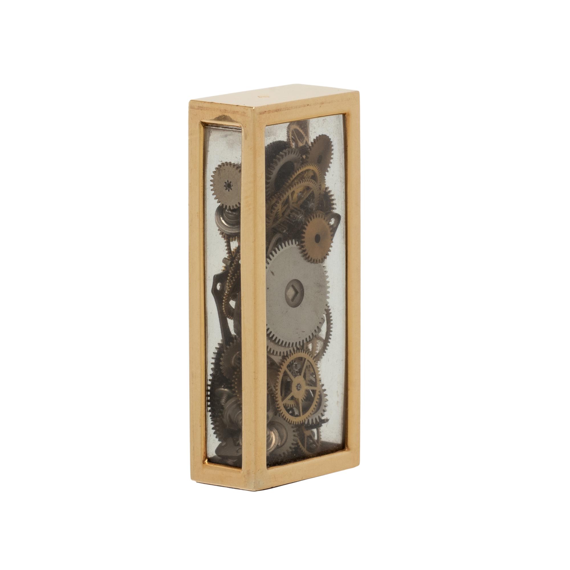 ARMAN (ARMANDO FERNANDEZ), LACLOCHE, WATCH PARTS BROOCH