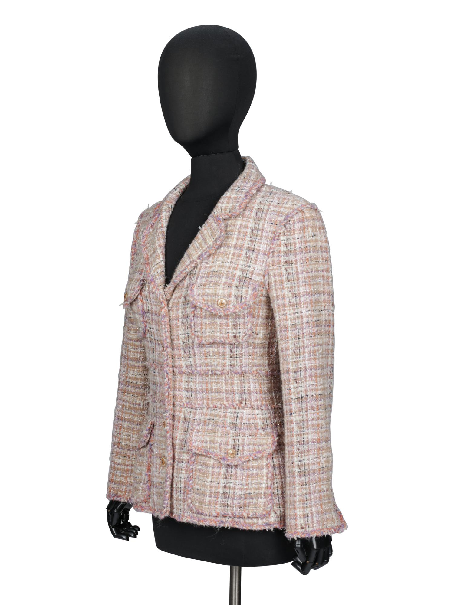 CHANEL, PASTEL FANTASY TWEED JACKET