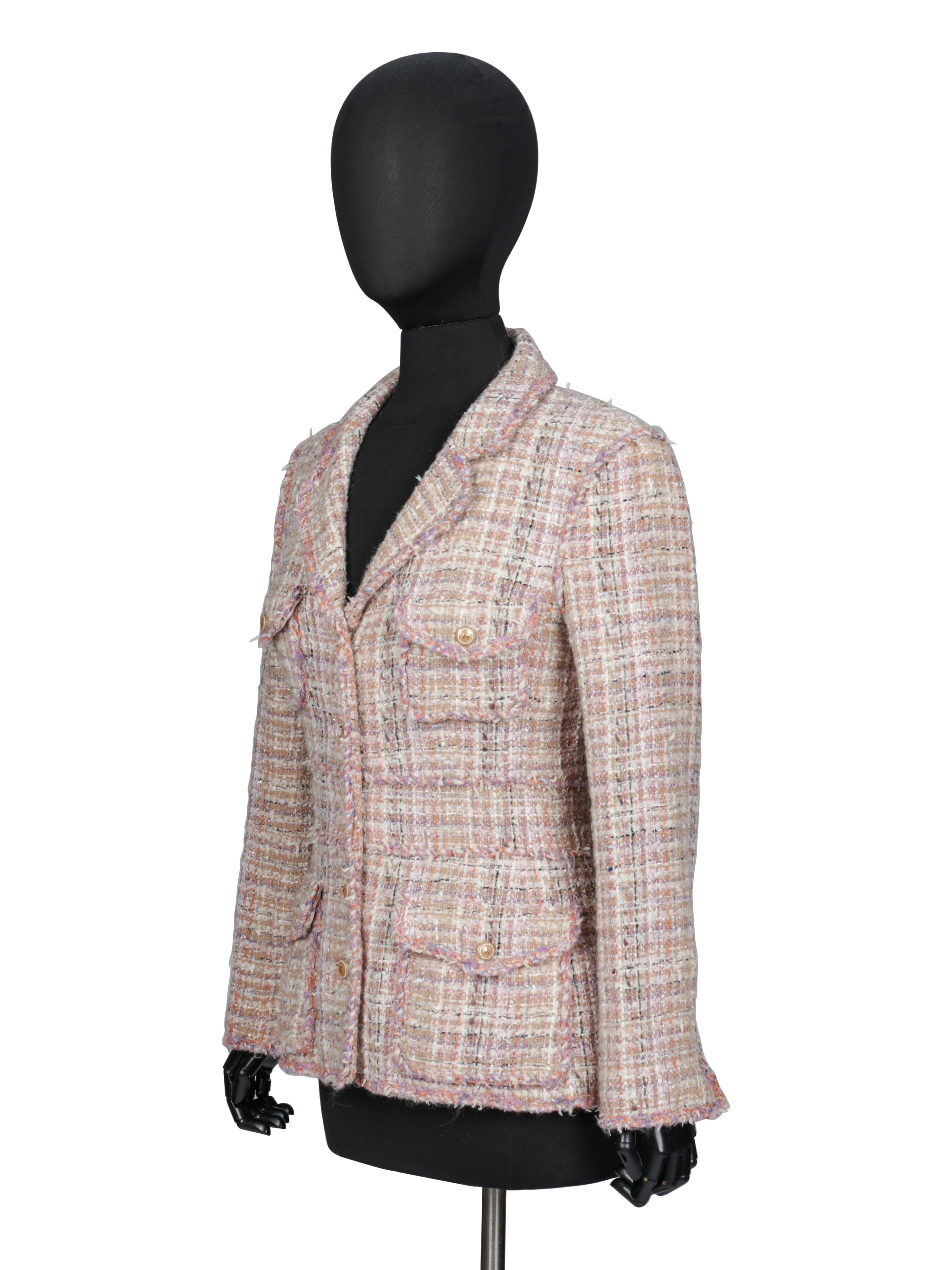 CHANEL, PASTEL FANTASY TWEED JACKET