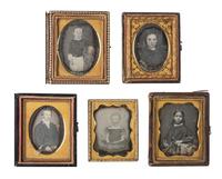 [EARLY PHOTOGRAPHY]. 29 quarter plate and ninth plate daguerreotypes of children.