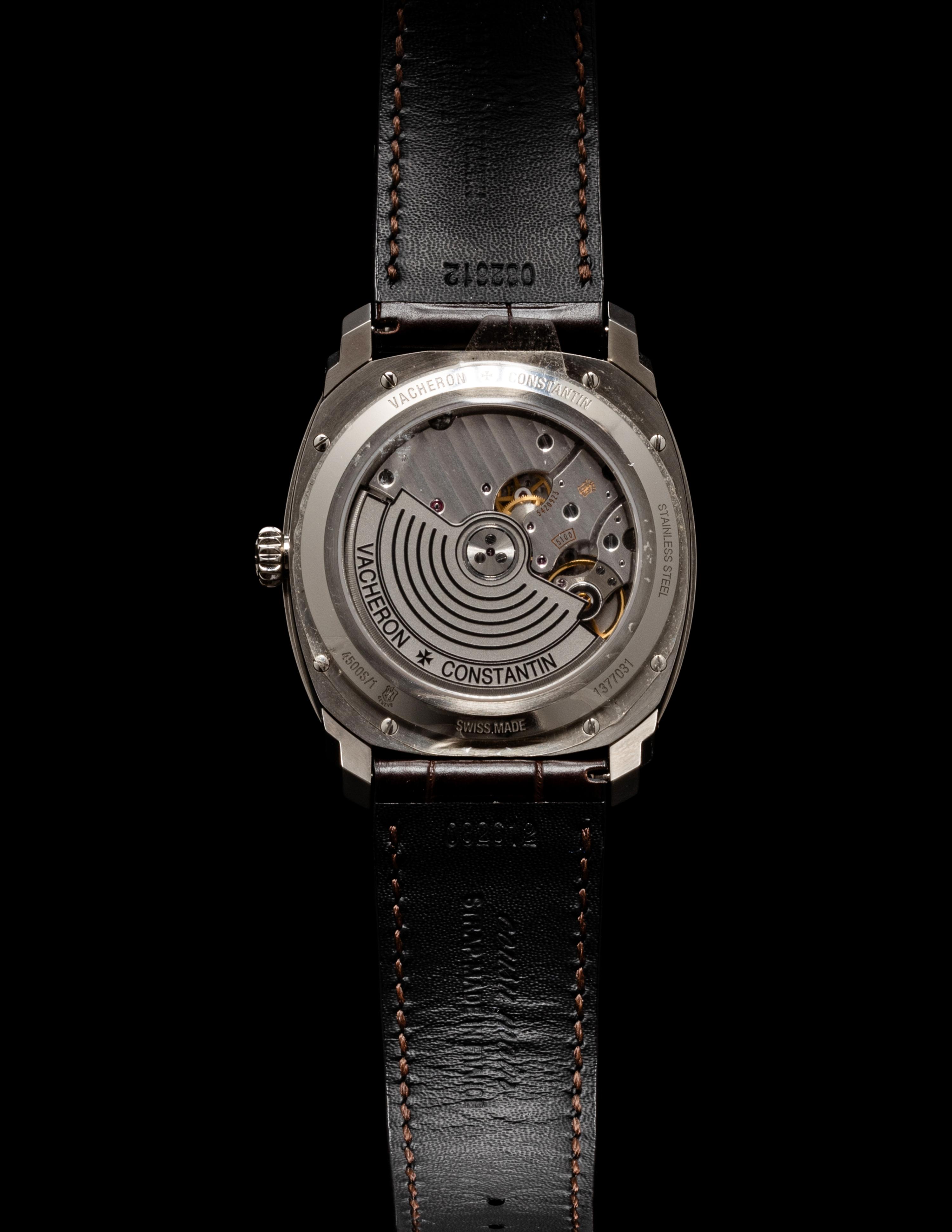 VACHERON CONSTANTIN, REF. 4500S STAINLESS STEEL 'QUAI DE L'ILE' WATCH