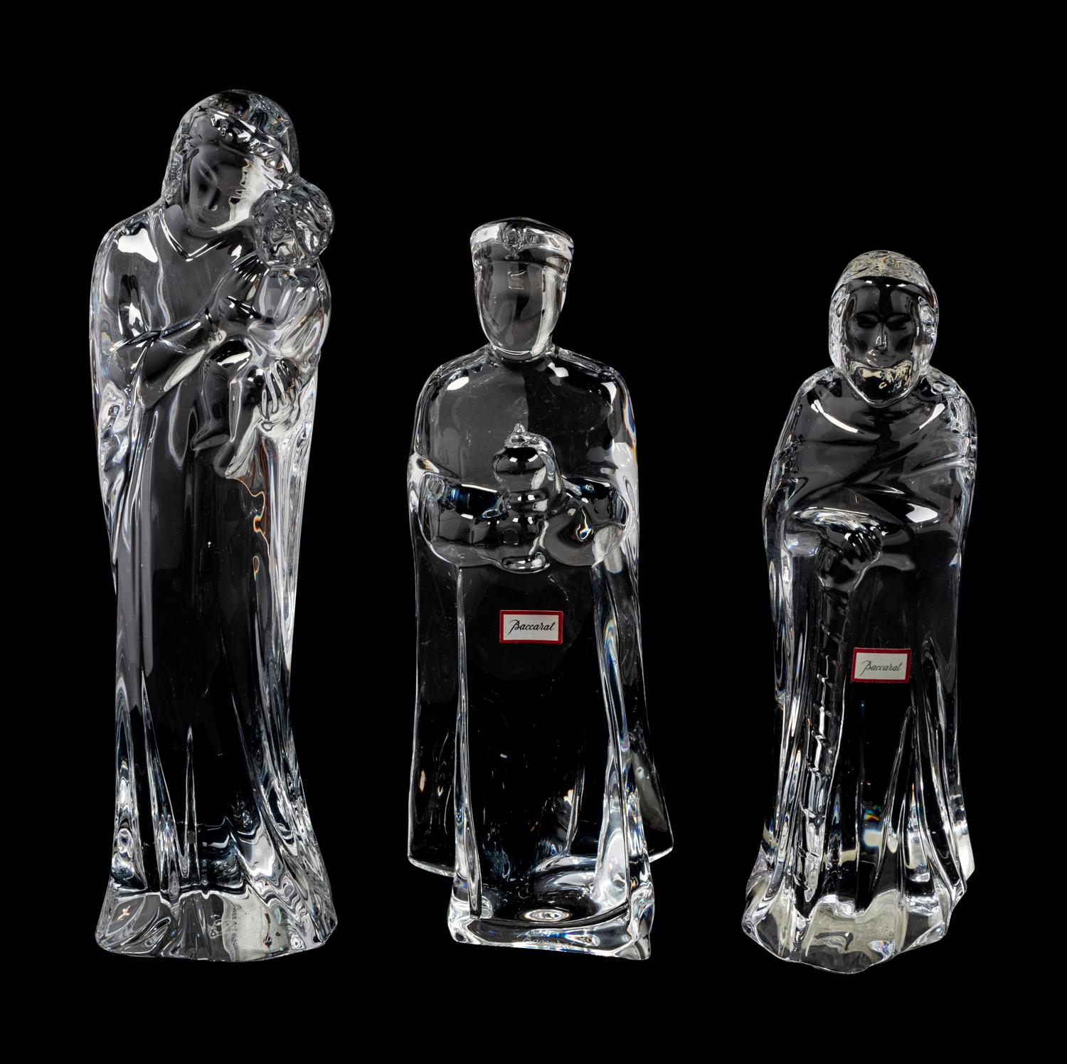 A Baccarat Fourteen-Piece Nativity Set