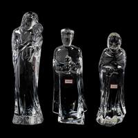 A Baccarat Fourteen-Piece Nativity Set