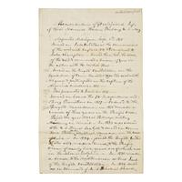 Paulding, Hiram. Autograph Manuscript