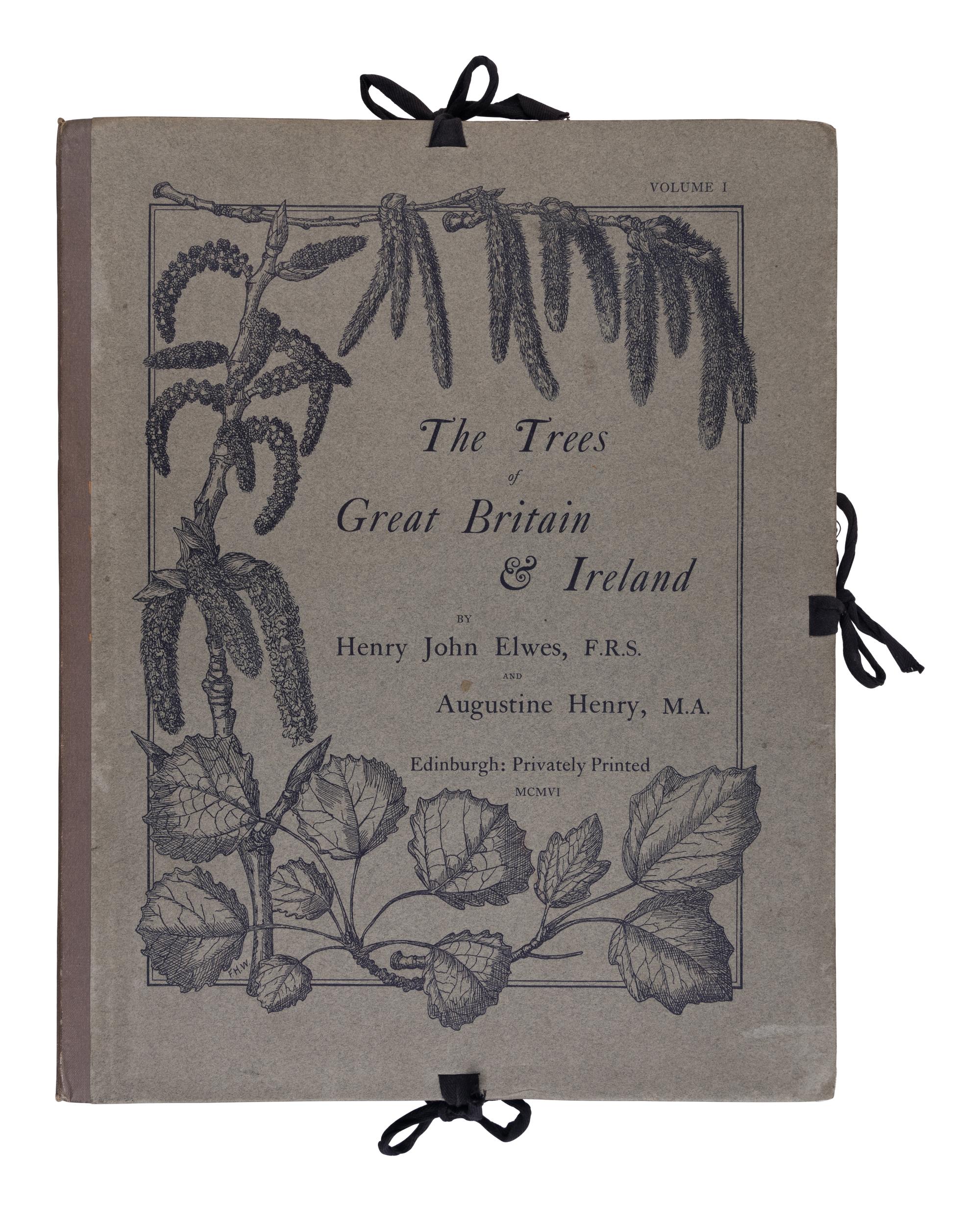 [NATURAL HISTORY]. ELWES, Henry John (1846-1922) and Augustine HENRY (1857-1930). The Trees of Great Britain and Ireland . Edinburgh: Privately Printed, 1906-13.