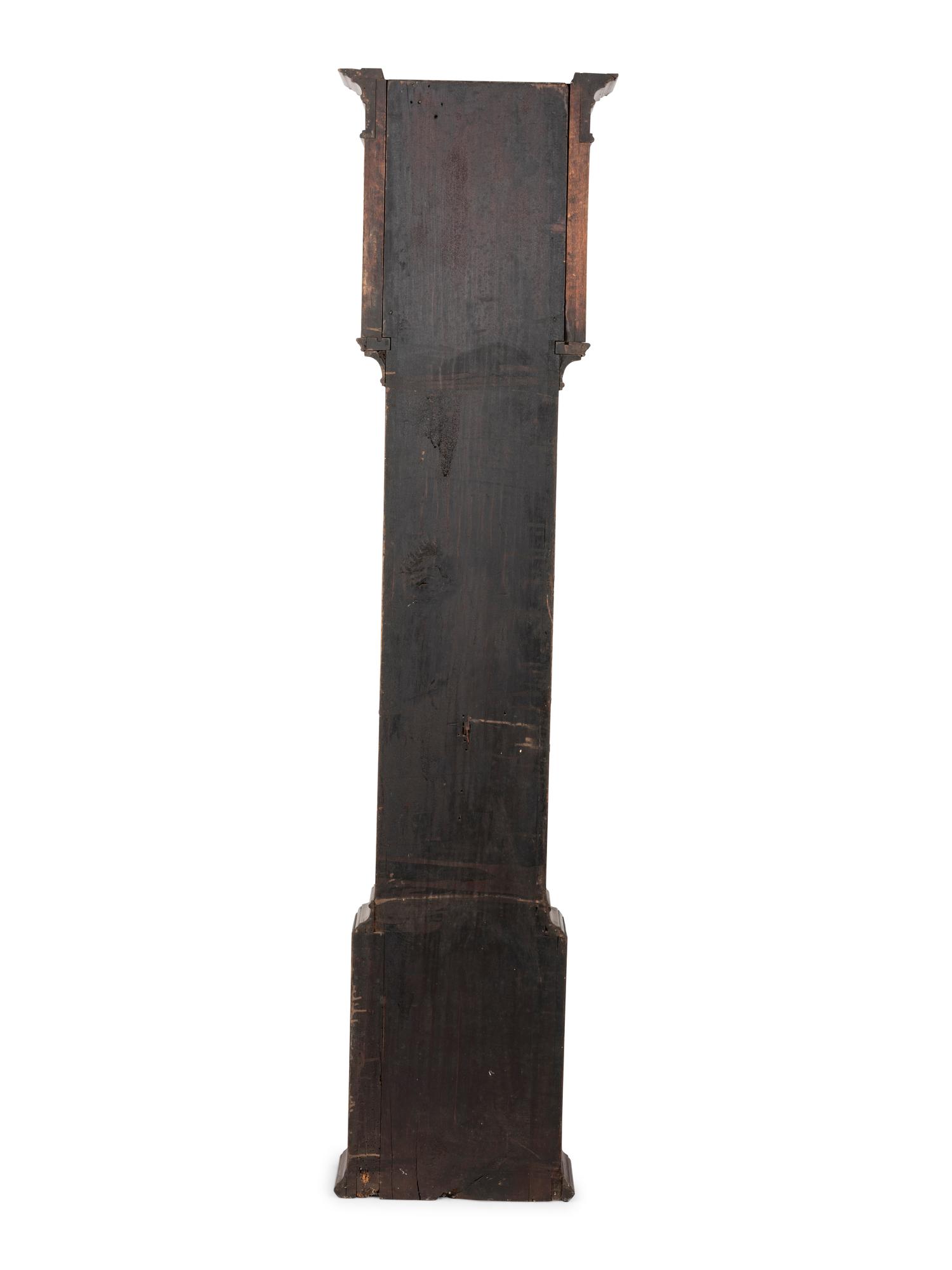 A Queen Anne Walnut Tall Case Clock