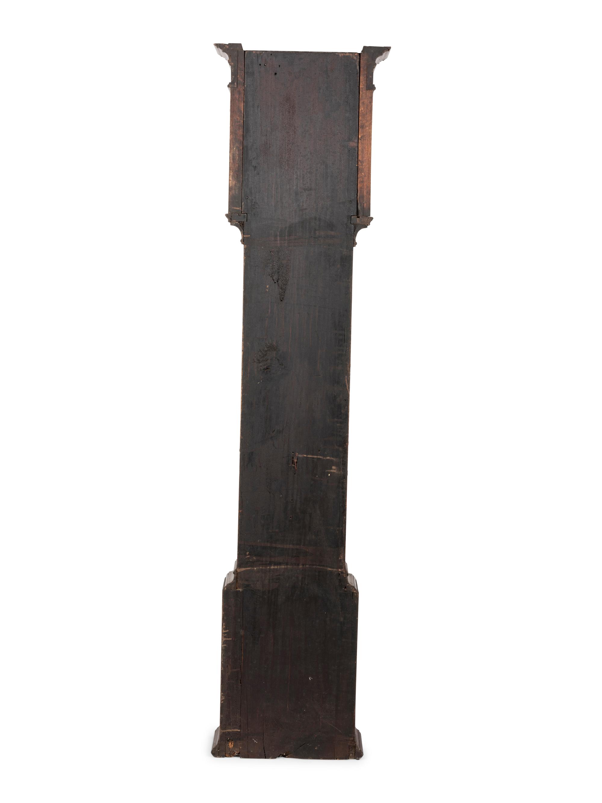 A Queen Anne Walnut Tall Case Clock