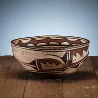 Zuni Polychrome Pottery Bowl