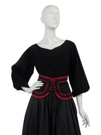 Four Piece Saint Laurent Rive Gauche Peasant Ensemble, 1970s