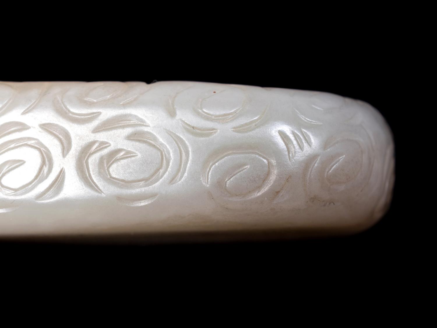 Three Chinese Celadon Jade Articles