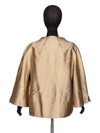 Ralph Rucci, Gold Silk Shantung Jacket