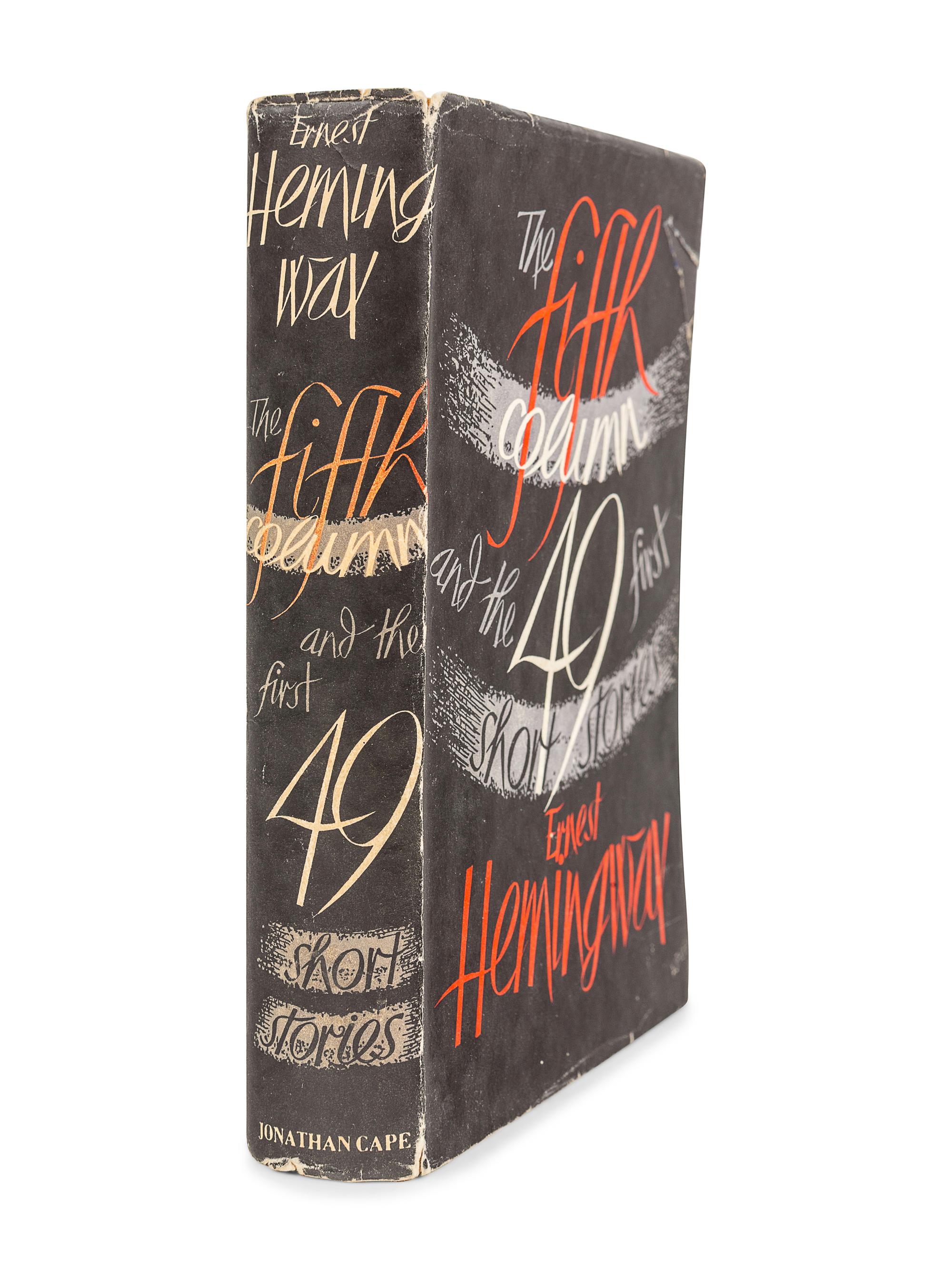 HEMINGWAY, Ernest. A group of 5 FIRST ENGLISH EDITIONS, comprising: