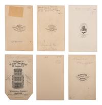[CIVIL WAR]. A group of 6 CDVs of US Navy flag officers, comprising: