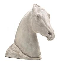 An American Plaster Bust of a Horse Height 10 3/4 inches. — ATTRIBUTED TO HERBERT HASELTINE (1877-1962)