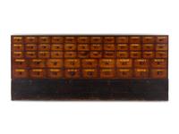 A Victorian Stenciled Apothecary Cabinet