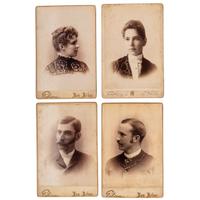 [EARLY PHOTOGRAPHY]. A group of 83 cabinet cards, including members of the University of Michigan School of Dentistry, 1887.