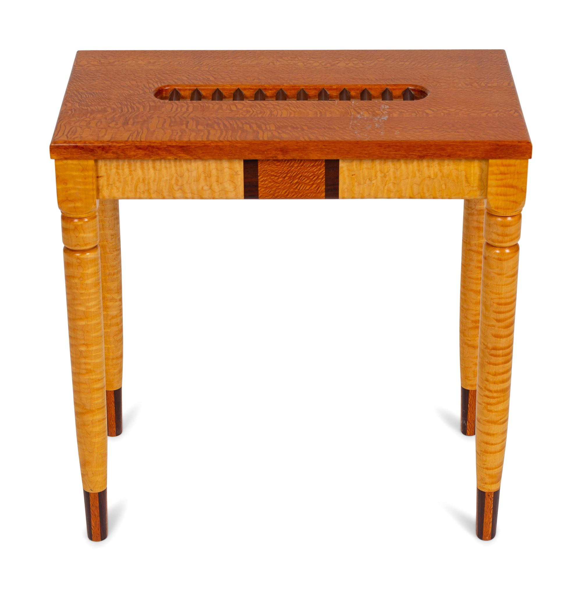 An American Studio Craft Side Table