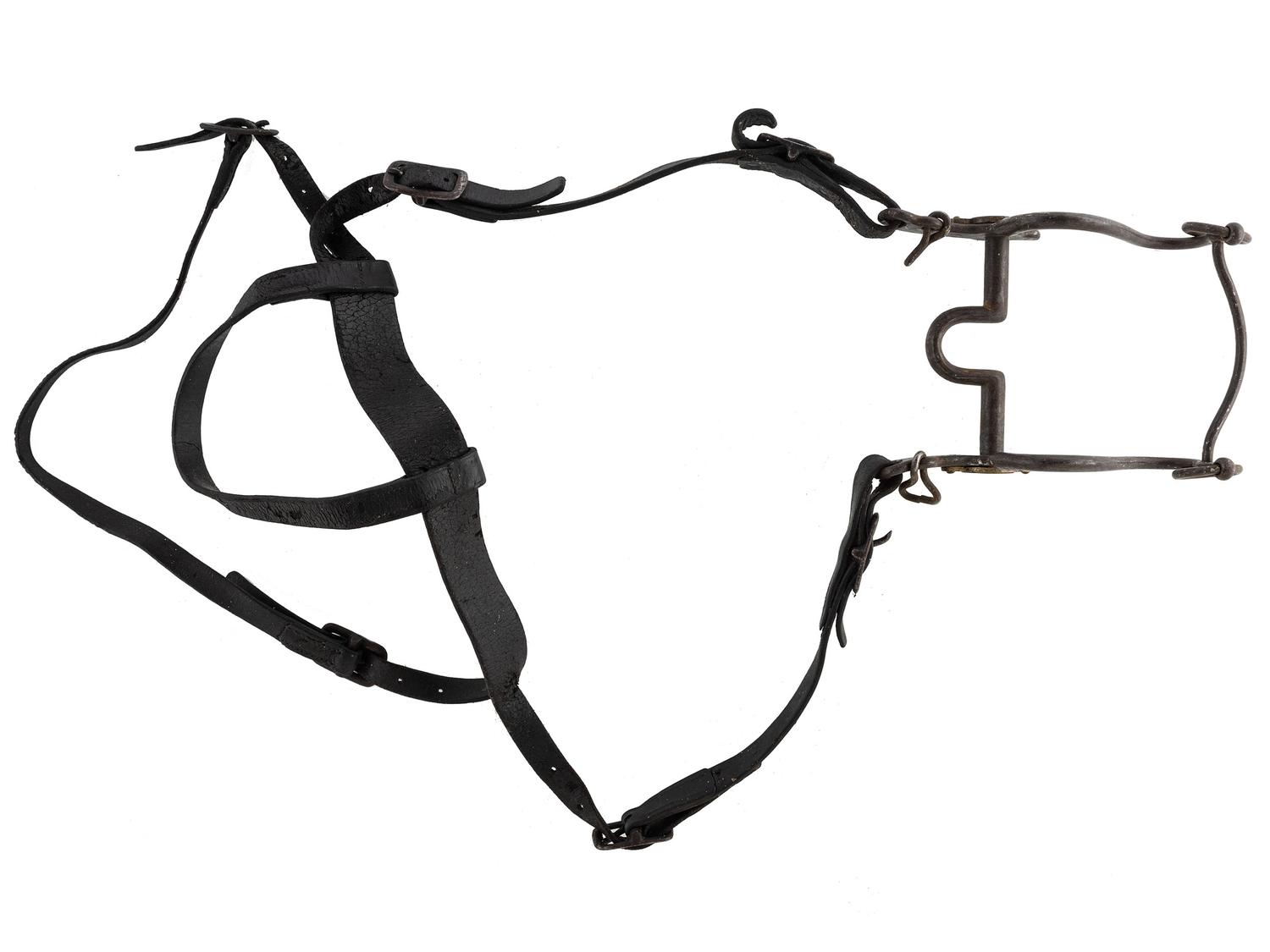 [CIVIL WAR]. A group of 2 bridles, incl. McClellan cavalry bit and bridle.