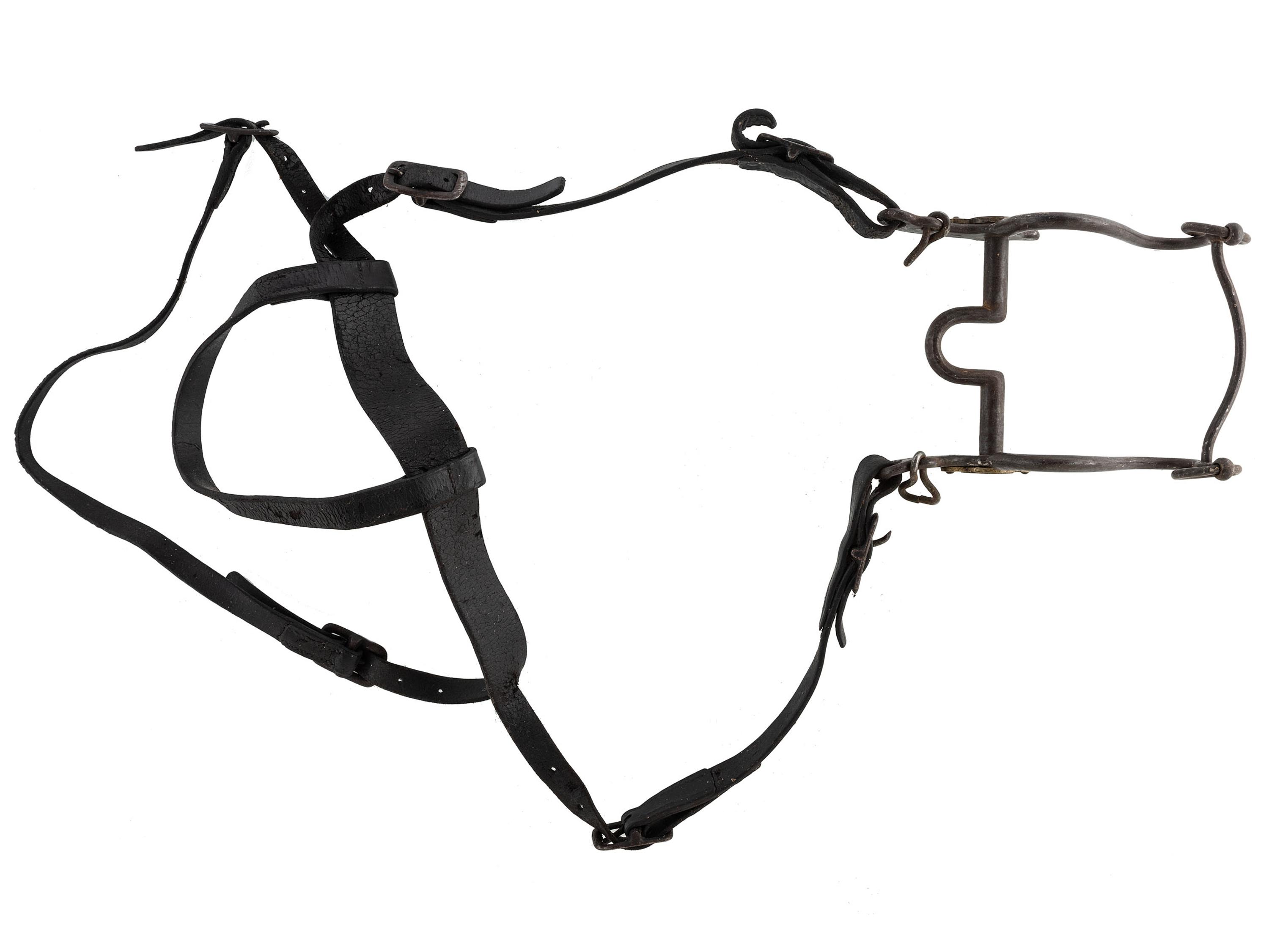 [CIVIL WAR]. A group of 2 bridles, incl. McClellan cavalry bit and bridle.
