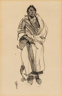 Five Works: Crow Woman , Blackfeet Chief , Five Riders , Portrait and Cheyenne Bust