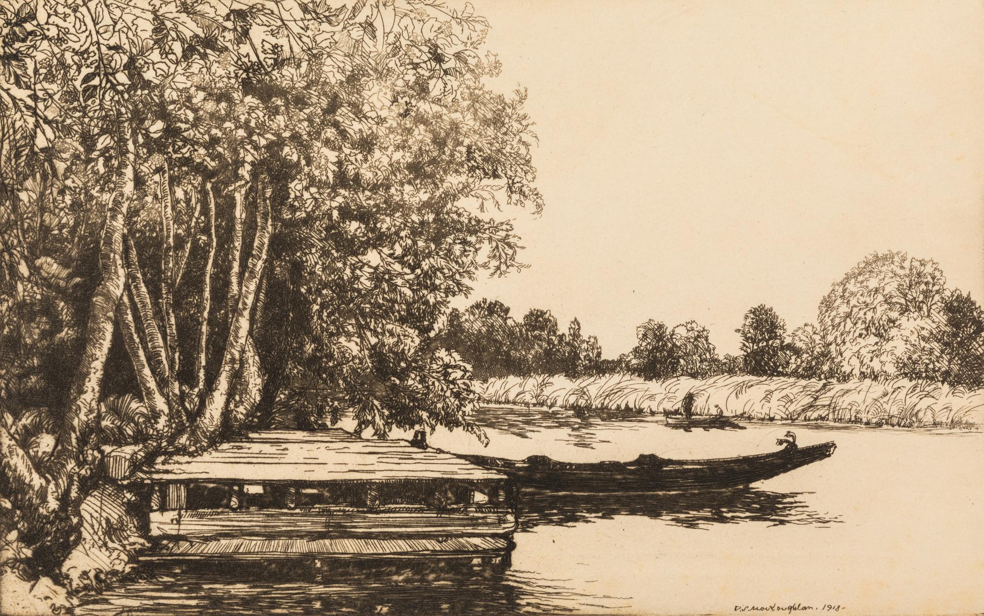 Donald Shaw MacLaughlan, (American, 1876-1938), A group of twelve works: Gwinnear Fields, Olive Groves, On the Loing, Midnight, Venice,