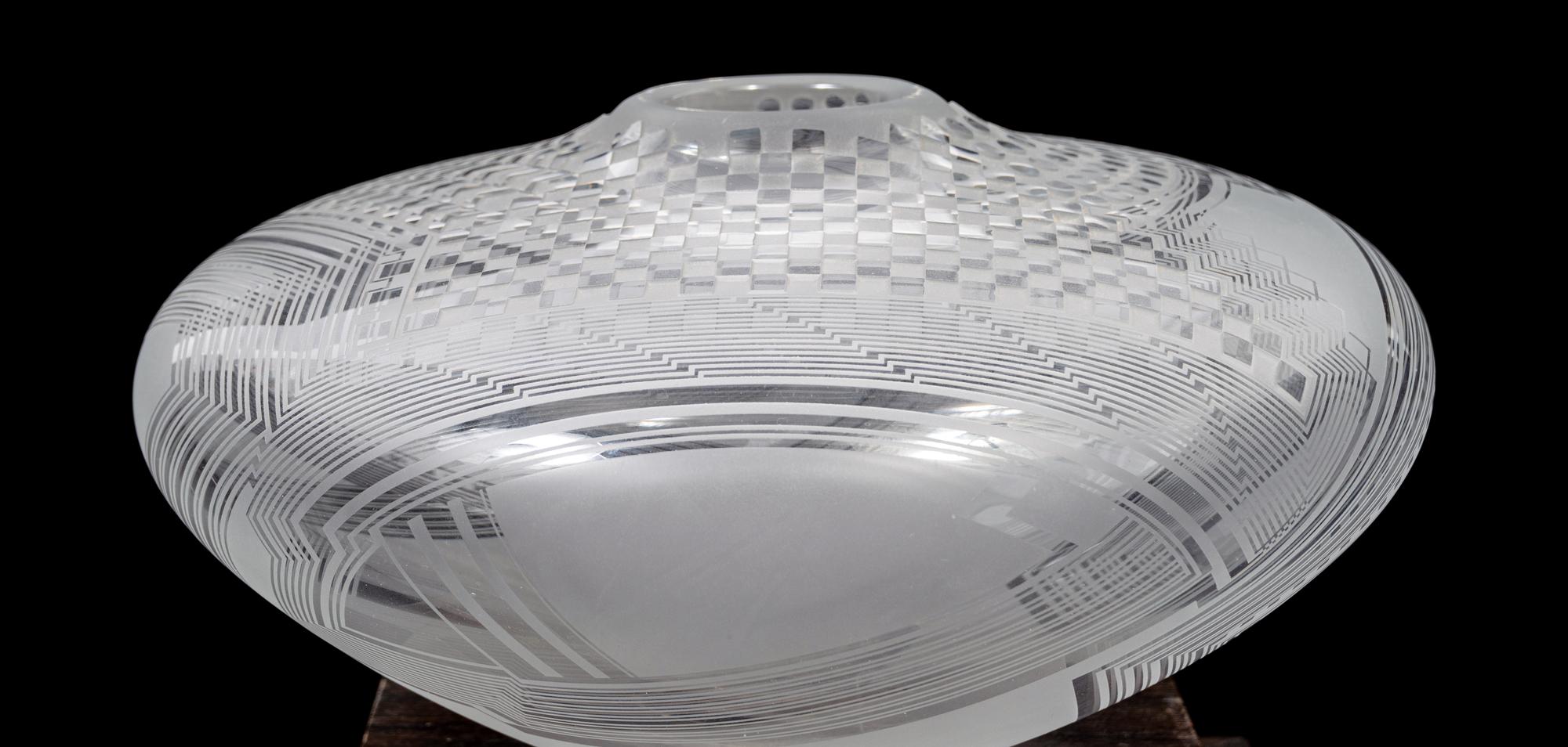 An American Studio Glass Vase by Bob Toensing and Michelle Schoen
