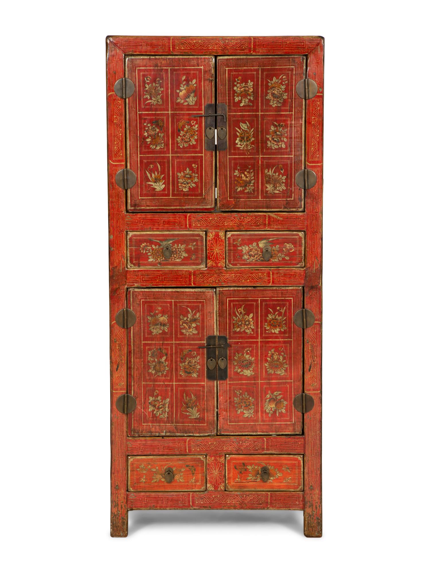 A Chinese Export Lacquer Cabinet