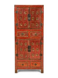 A Chinese Export Lacquer Cabinet