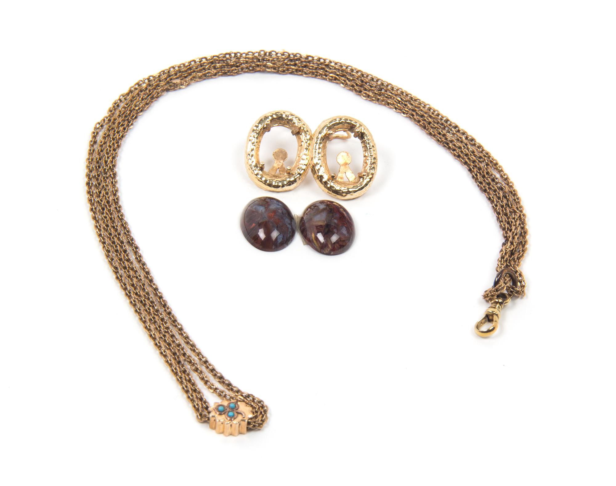 A Group of Gold Items,