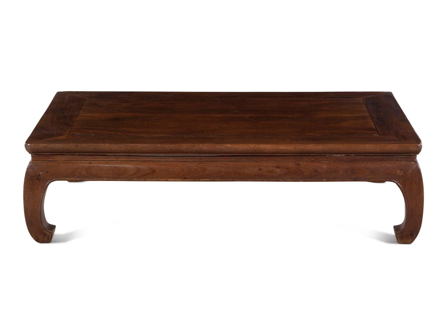 A Tieli Wood Kang Table, Kangzhuo