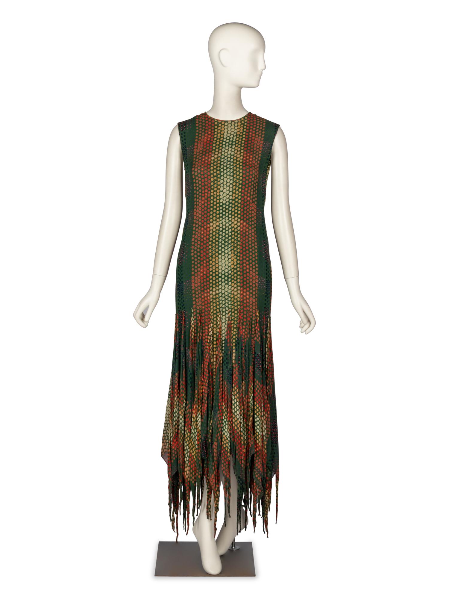 Pierre Cardin, Printed Gown, c.1960's