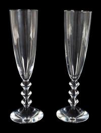 A Set of Eight Baccarat Champagnes
