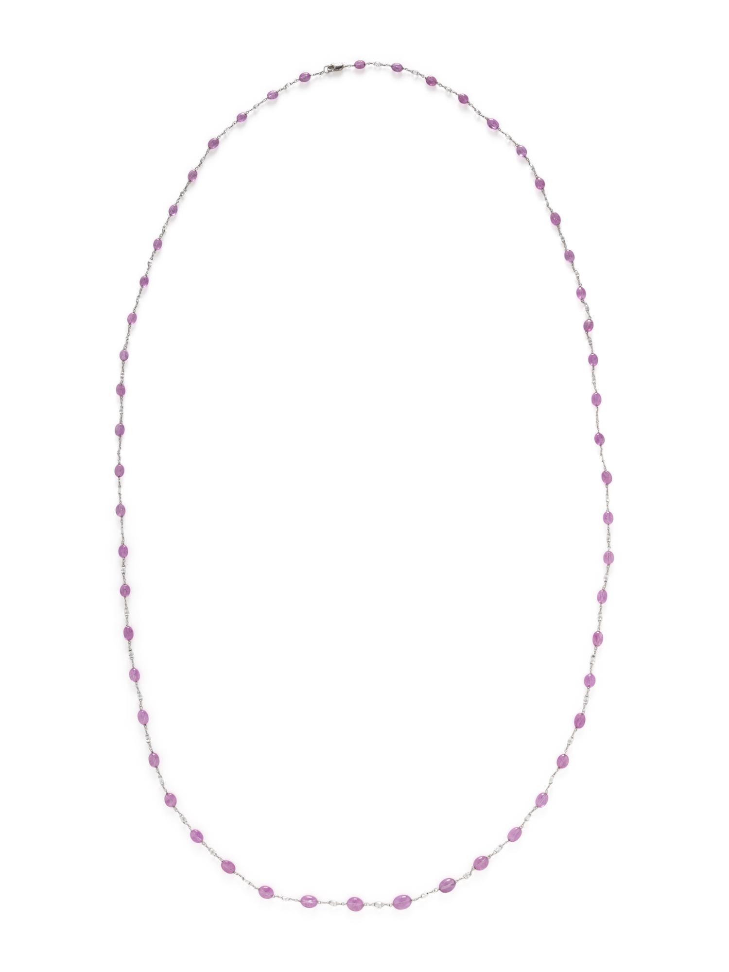 COLLECTION OF GEMSTONE AND DIAMOND NECKLACES