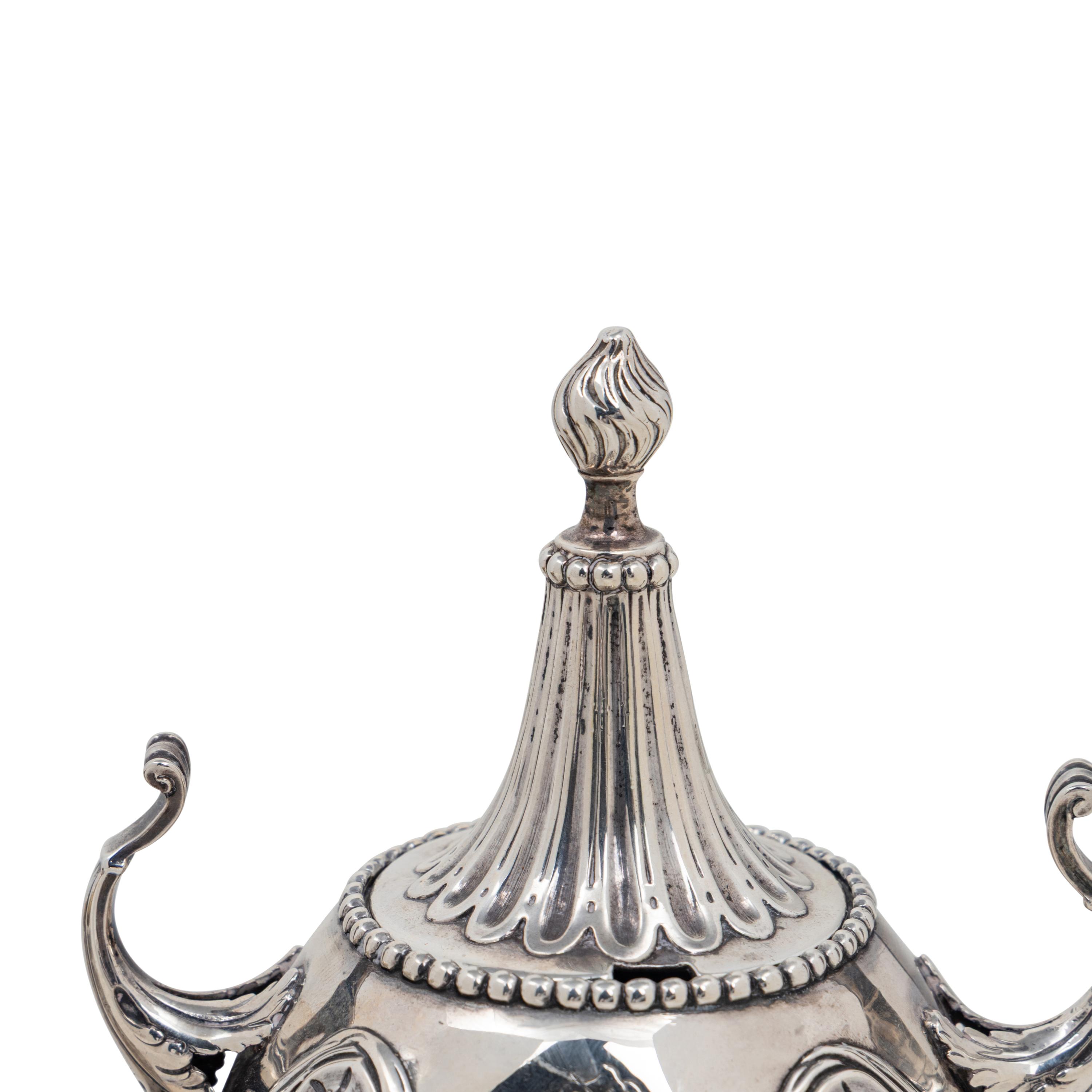 An English Silver Covered Jar