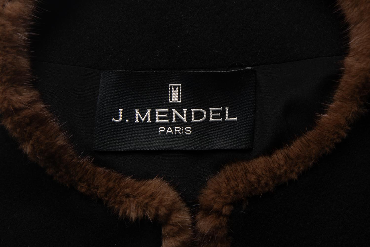 J. Mendel Wool Jacket With Sable Trim